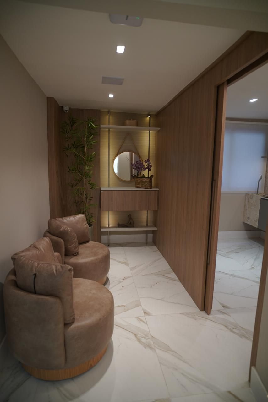 Sala de espera com poltronas